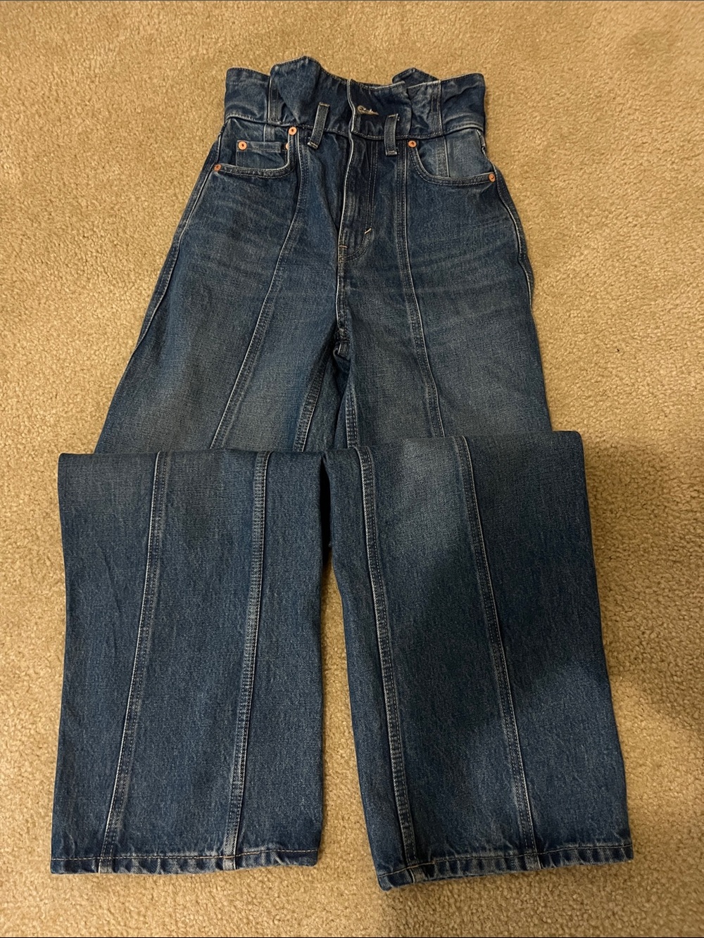 Weekday Dark Blue Denim Jeans